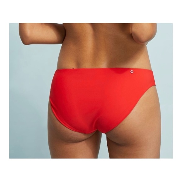 Red Carter Lola Bikini Bottoms in Red NWT - Picture 4 of 6